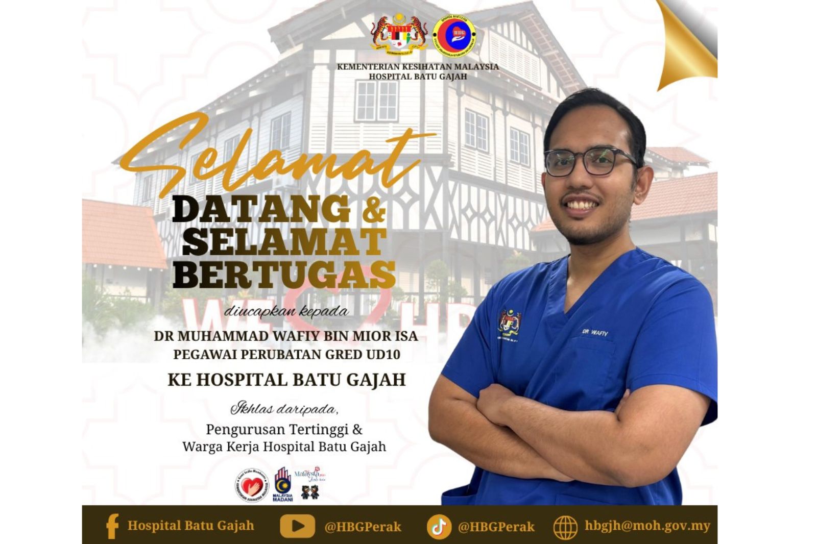 Selamat Datang Dr. Muhammad Wafiy bin Mior Isa