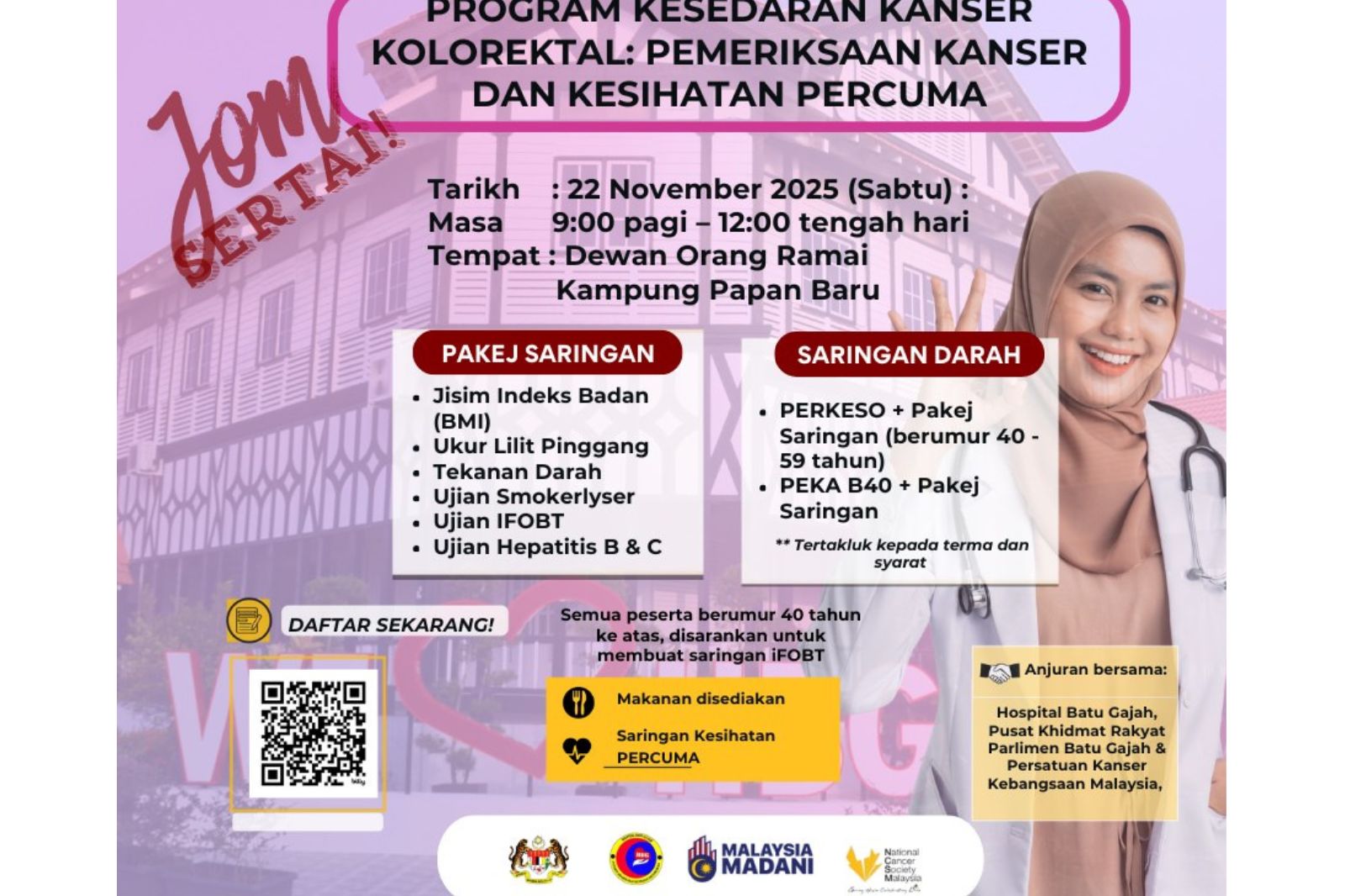 Program Kesedaran Kanser Kolorektal