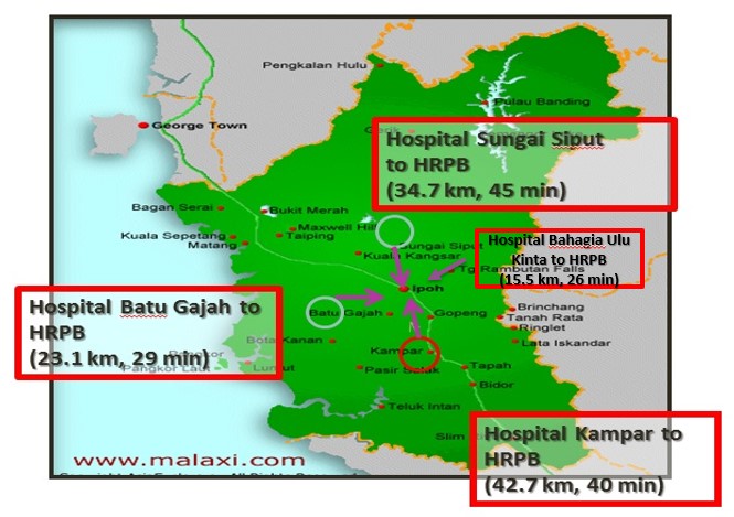 Lokasi Hospital Kluster Ipoh