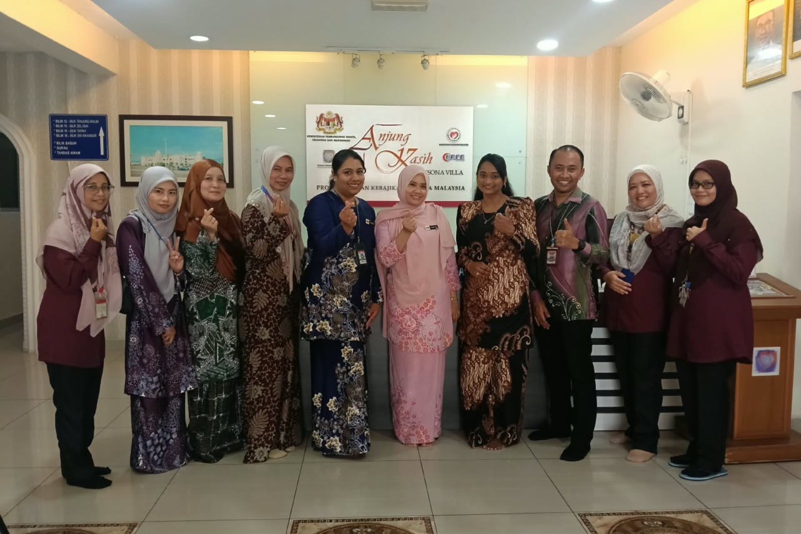LAWATAN  PENANDA ARAS KE BALAI PELAWAT @ ANJUNG KASIH YKN DI HRPB IPOH.