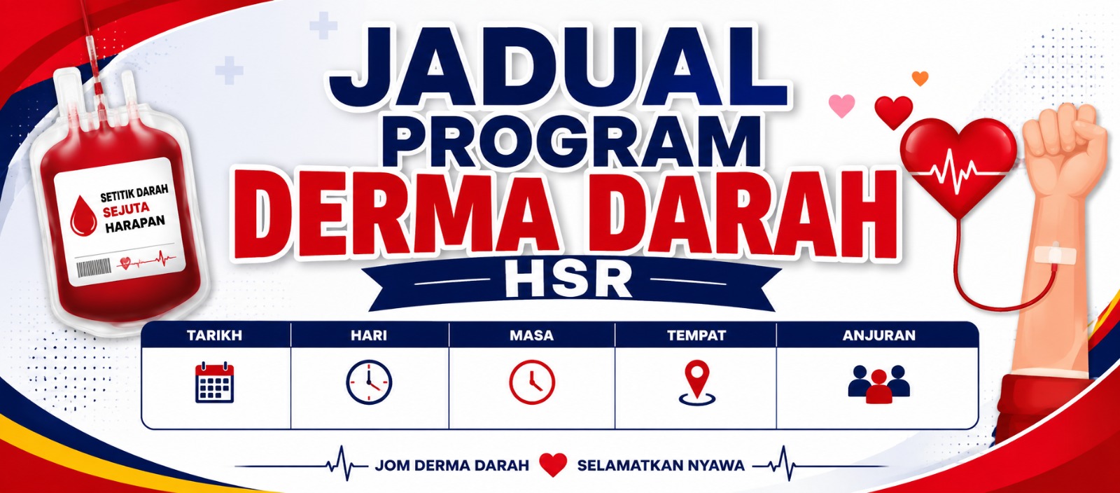 Jadual Program Derma Darah HSR