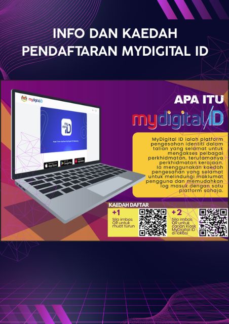 Info & Kaedah Pendaftaran MyDigital ID