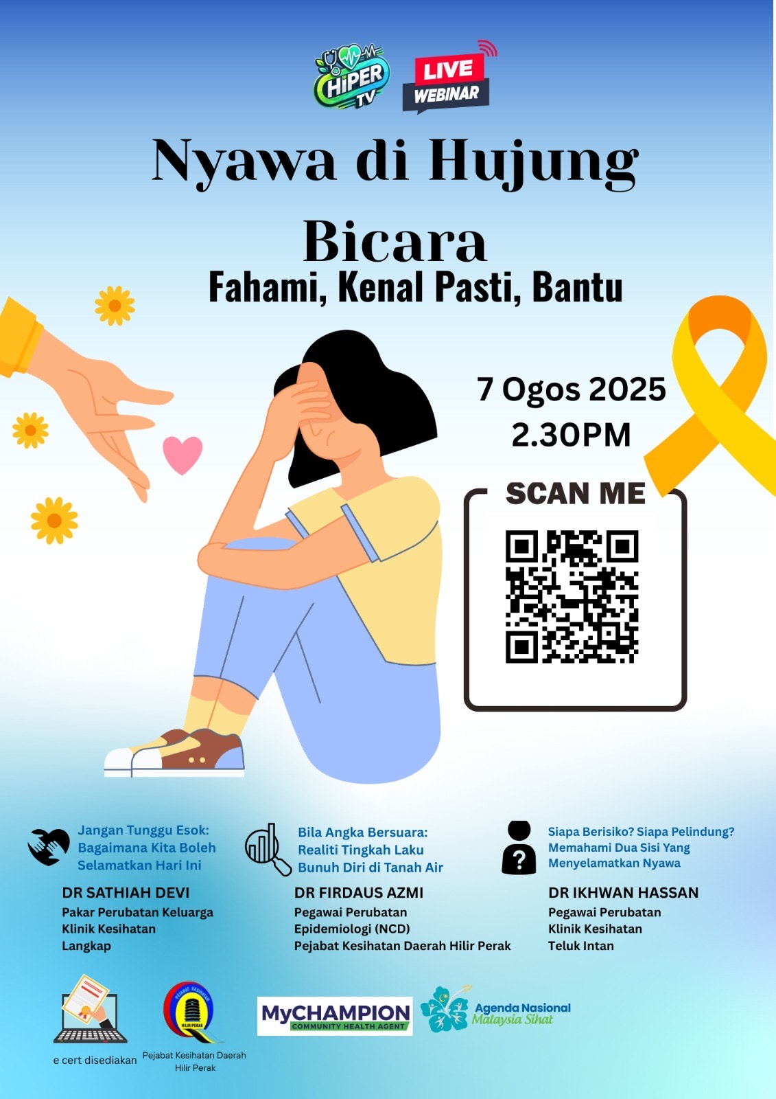 hebahan webinar kesihatan mental