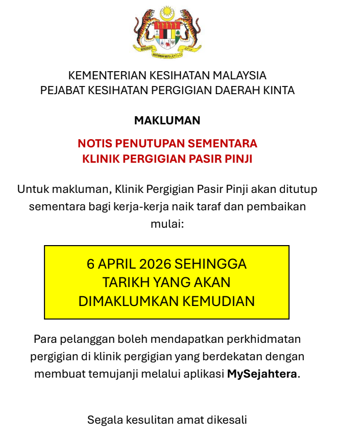notis kp pasir pinji