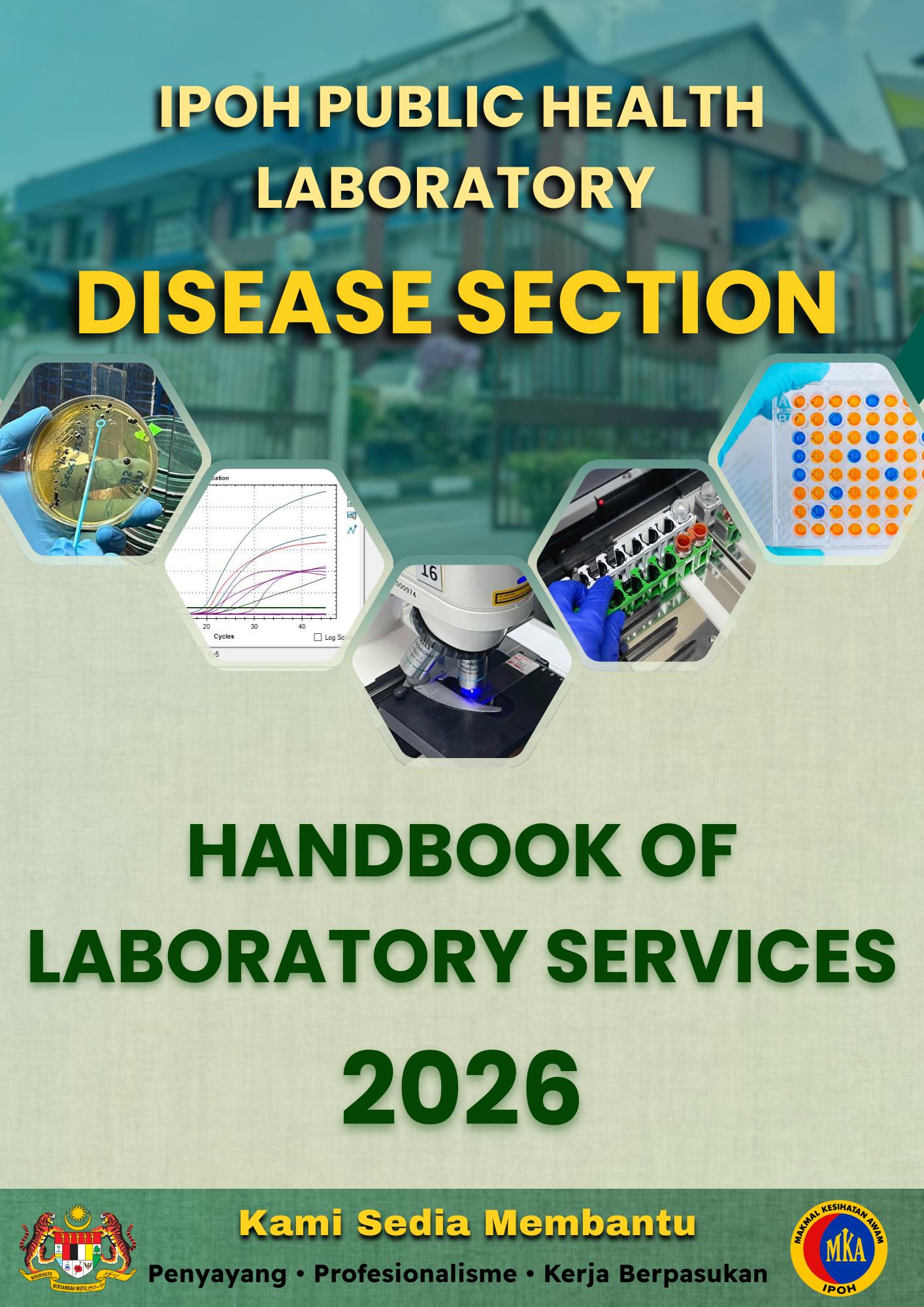 Handbook Of Laboratory Services - Disease Section 2026